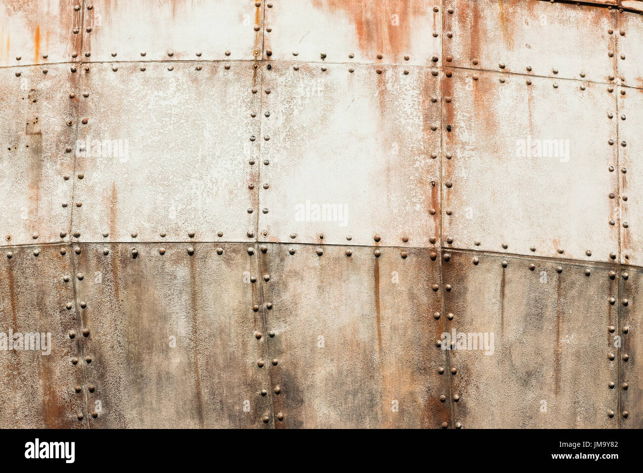 Ship marine engineering vintage rivets steel plates closeup texture