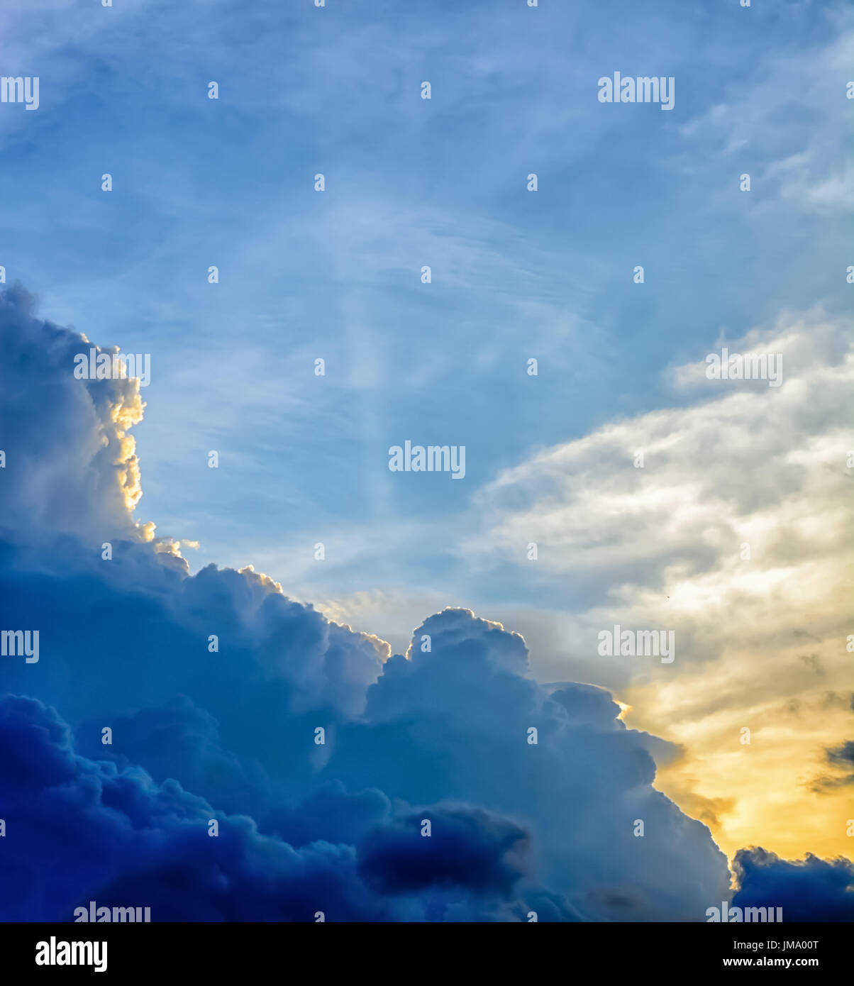 fluffy cloud on sky, dramatic cloudy sky background Stock Photo - Alamy