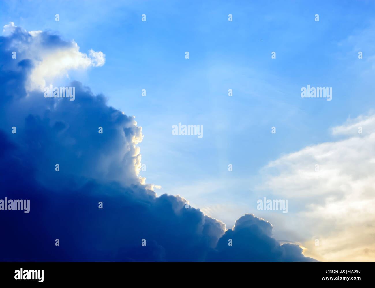 fluffy cloud on sky, dramatic cloudy sky background Stock Photo - Alamy