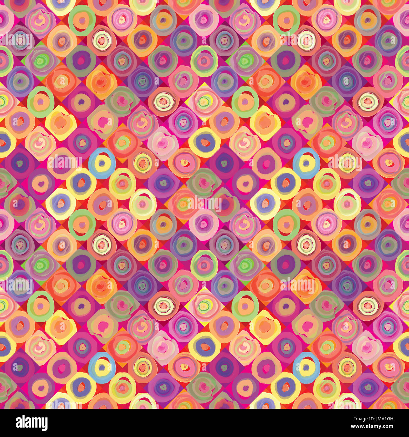 Abstract geometric seamless pattern. Bubble ornamental background ...