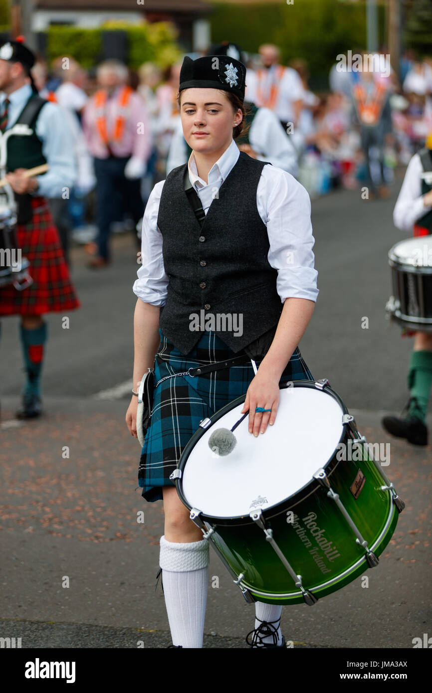 Orange Celebrations in Bangor County Down Stock Photo Alamy