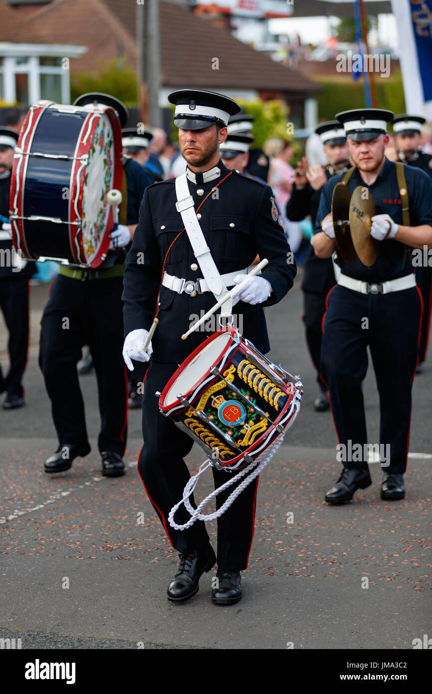 Orange Celebrations in Bangor County Down Stock Photo Alamy