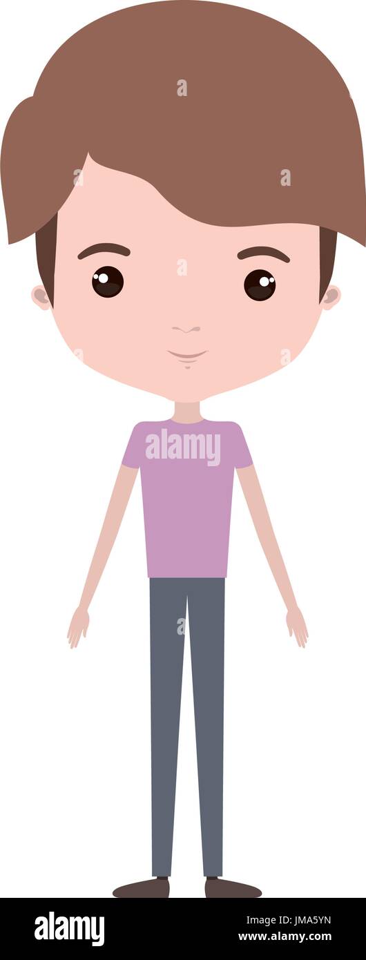 colorful caricature thin boy in clothes with hairstyle Stock Vector Image & Art - Alamy colorful caricature thin boy in clothes with hairstyle Stock Vector Image & Art - Alamy