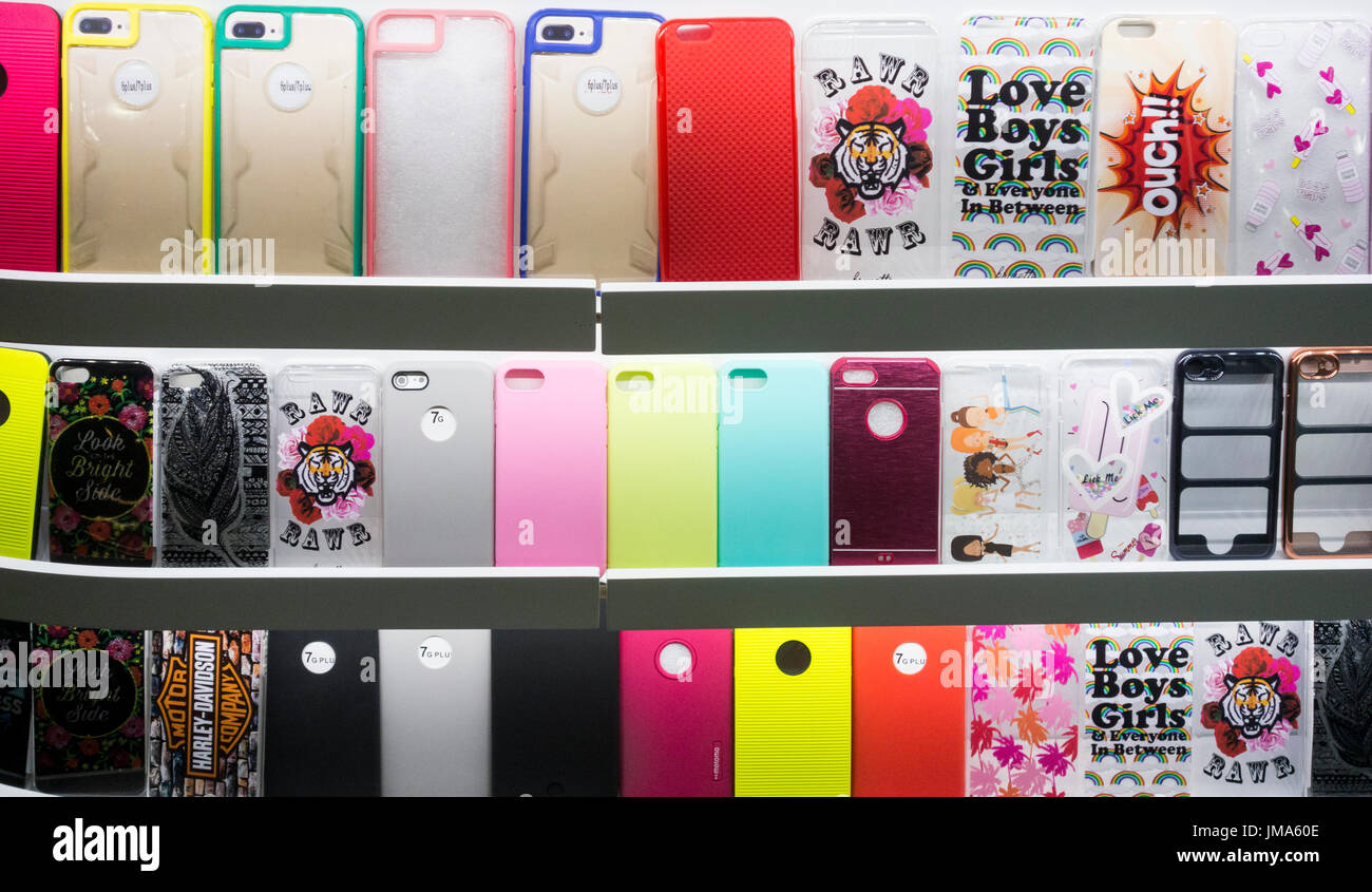 Mobile phone covers Stock Photo