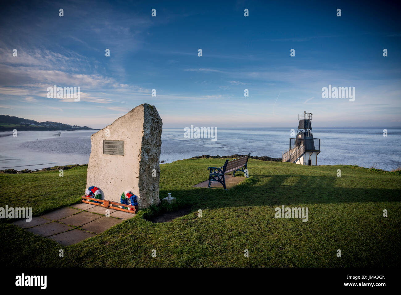 Portishead Point lighthouse also known as Battery Point lighthouse