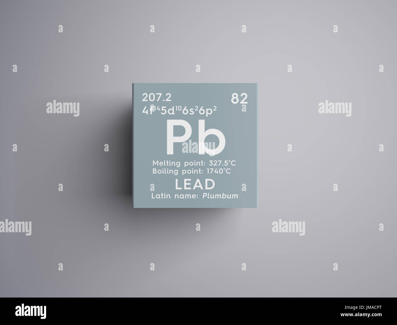 Lead. Plumbum. Posttransition metals. Chemical Element of Mendeleev's