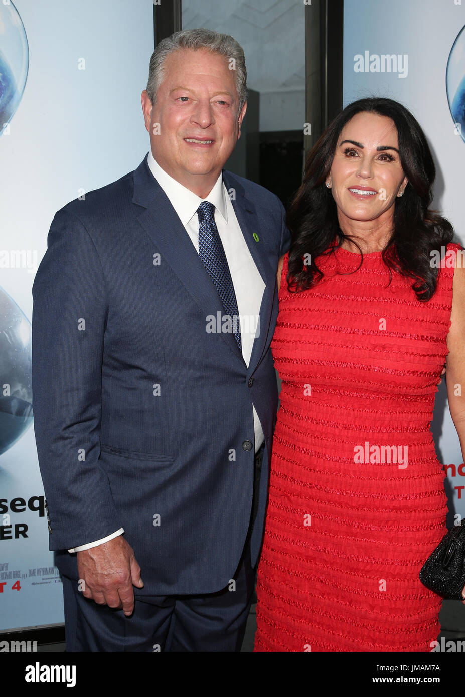 25 July 2017 Hollywood, California Al Gore and Elizabeth Keadle