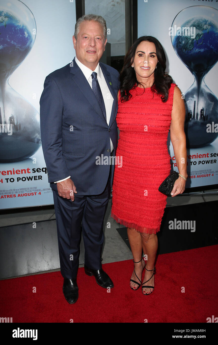 July 25, 2017 Hollywood, U.S. 25 July 2017 Hollywood, California Al Gore and Elizabeth