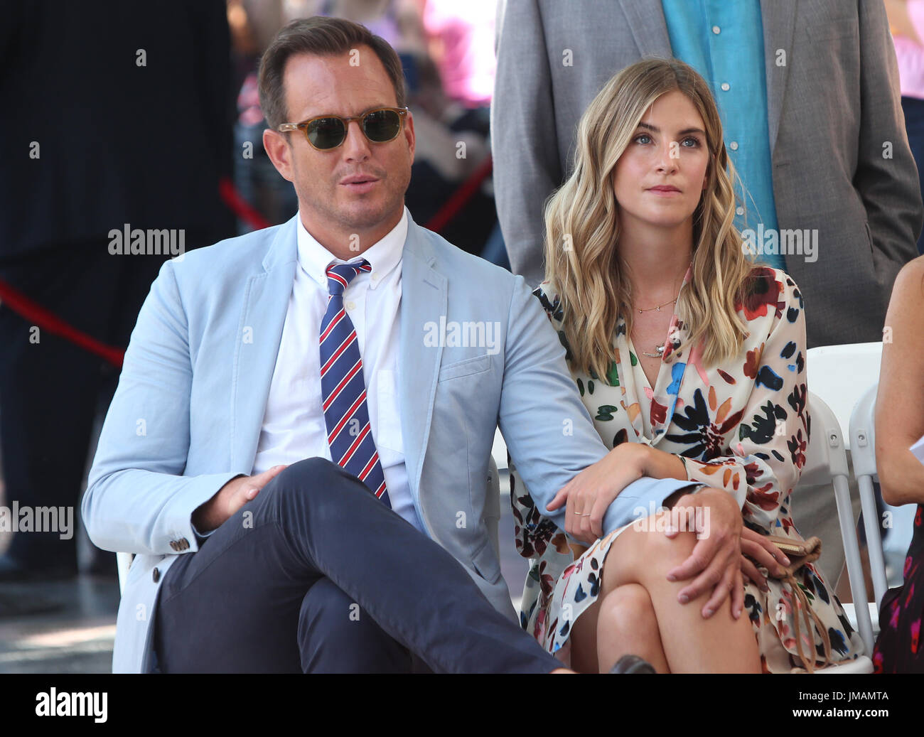 Los Angeles, Ca, USA. 26th July, 2017. Will and Elizabeth Law at the ceremony honoring