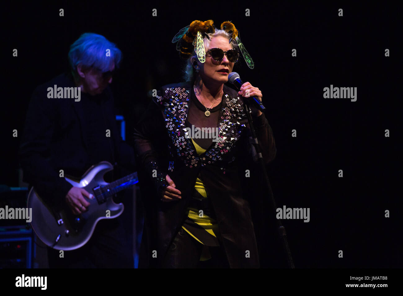 Toronto, Canada. 26th July, 2017.  New Wave icons Blondie perform at the Sony Centre in Toronto on their Rage and Rapture Tour in support of  their latest record 'Pollinator'. Credit: Bobby Singh/Alamy Live News Stock Photo