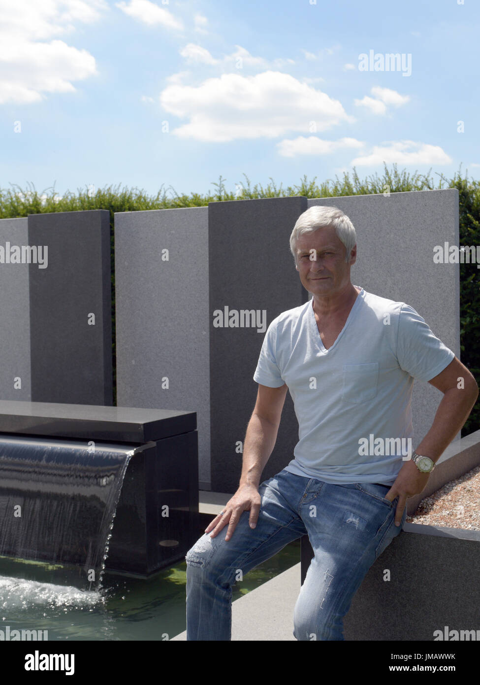 Bonstetten Germany 17th July 2017 German Soccer Manager Armin