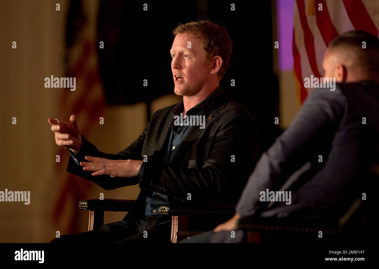Yorba Linda, California USA. 27th July, 2017. ROBERT J. O'NEILL, the ...