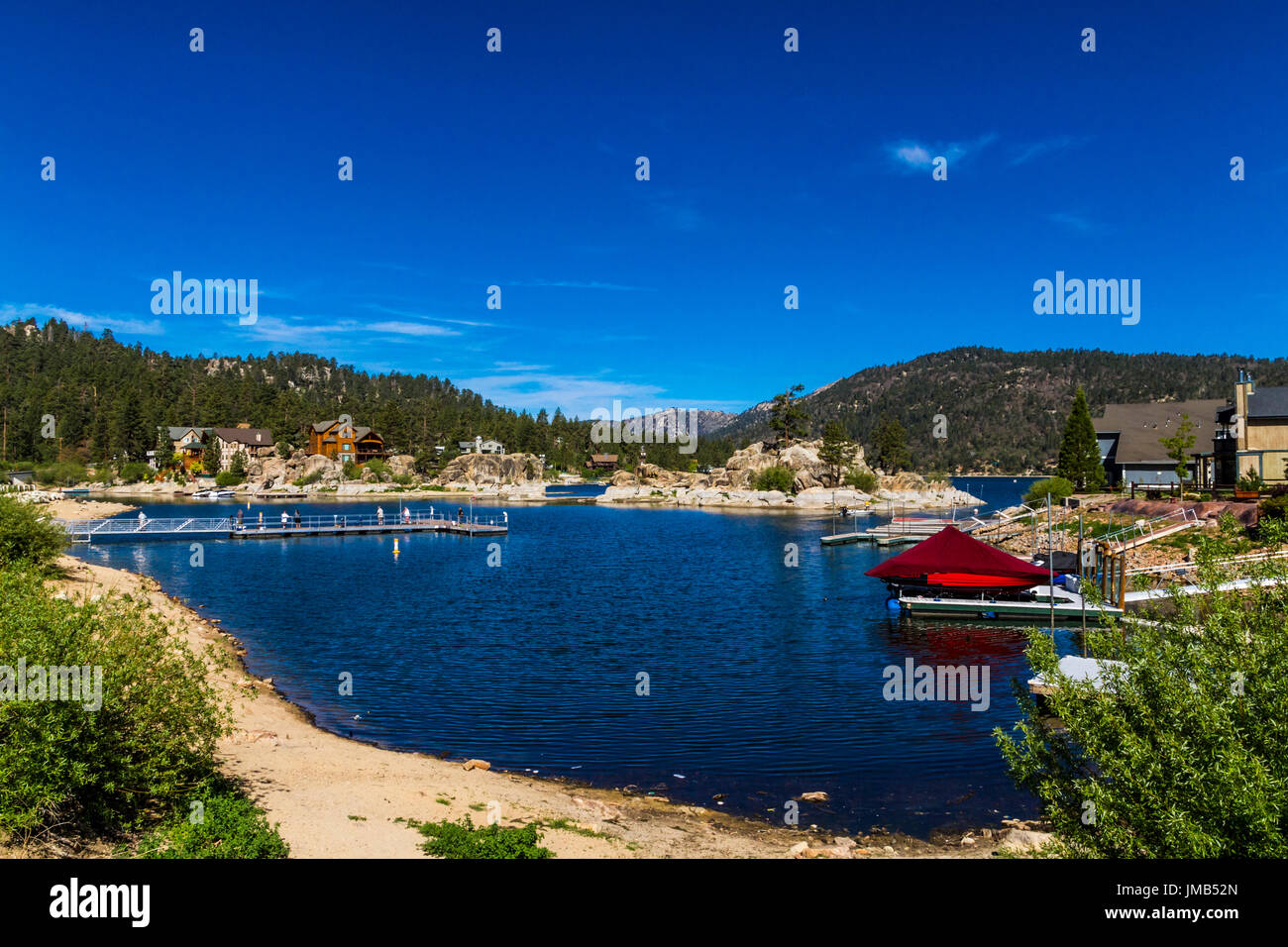 Big Bear Lake California Stock Photo Alamy