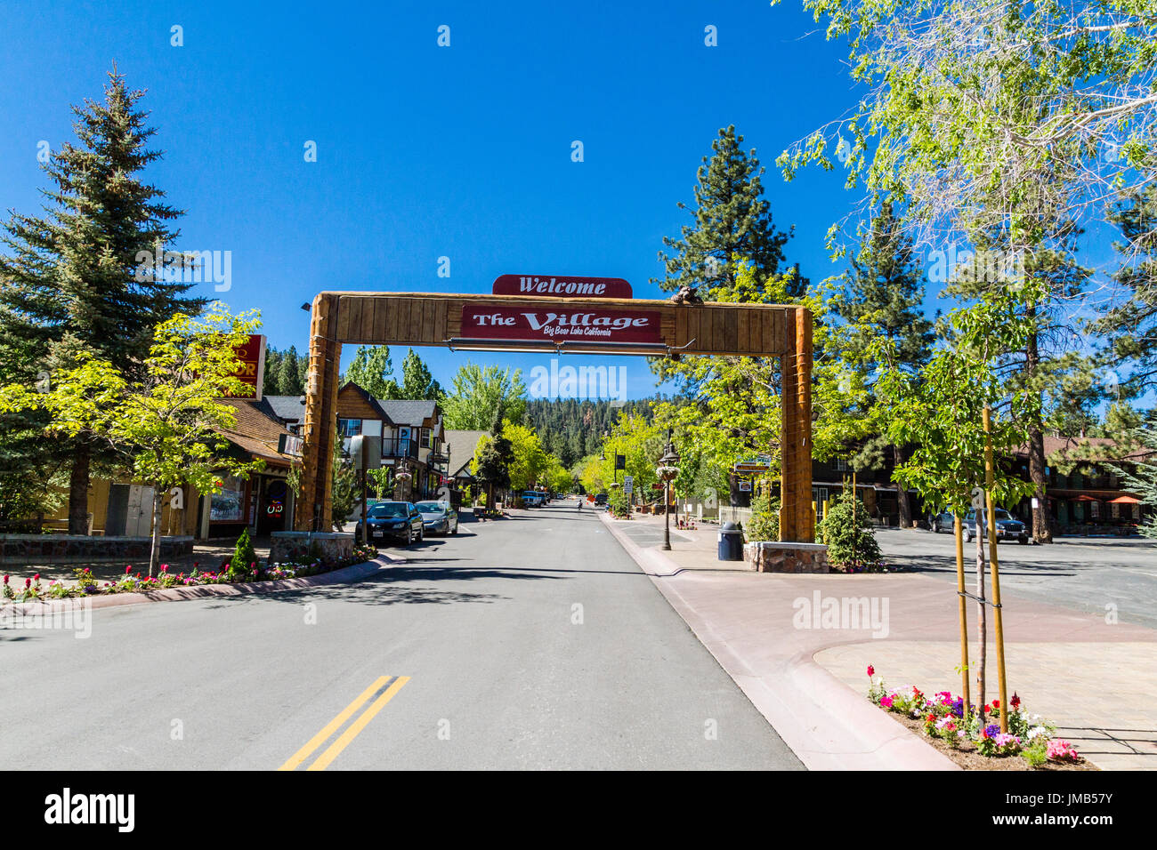 Big Bear Lake California Stock Photo Alamy