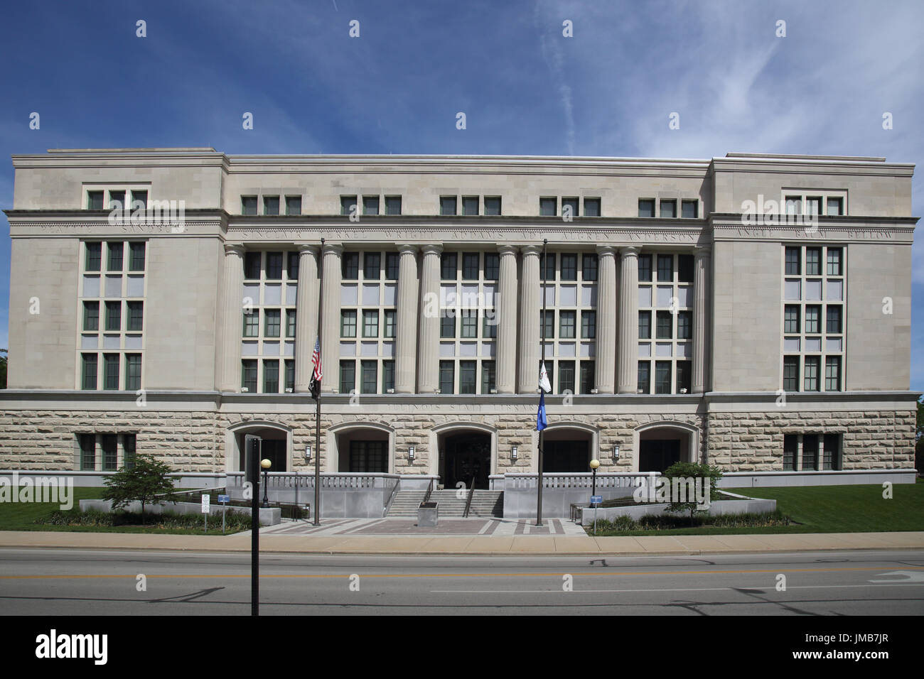 springfield illinois state library usa Stock Photo Alamy