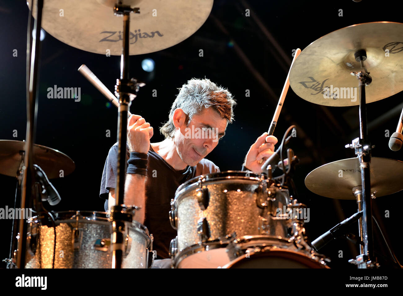 BARCELONA - JUN 3: The drummer of Shellac (band) performs in concert at  Primavera Sound 2016 Festival on June 3, 2016 in Barcelona, Spain Stock  Photo - Alamy