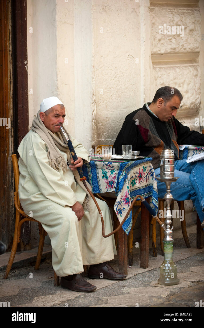 Aegypten, Alexandria, Cafe am Midan Orabi Stock Photo