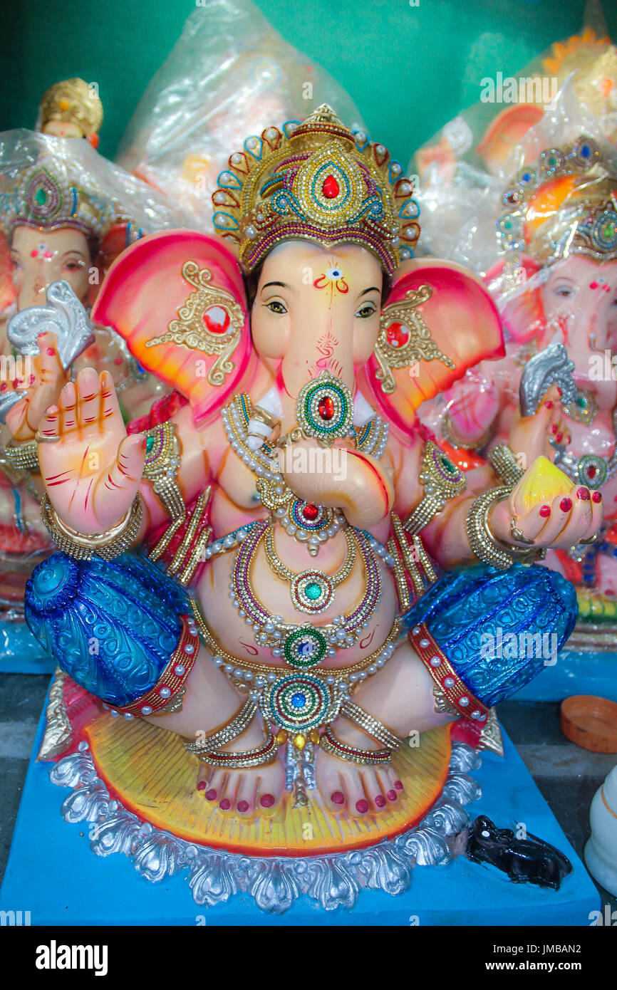 Beautiful God Ganesha Stock Photo - Alamy