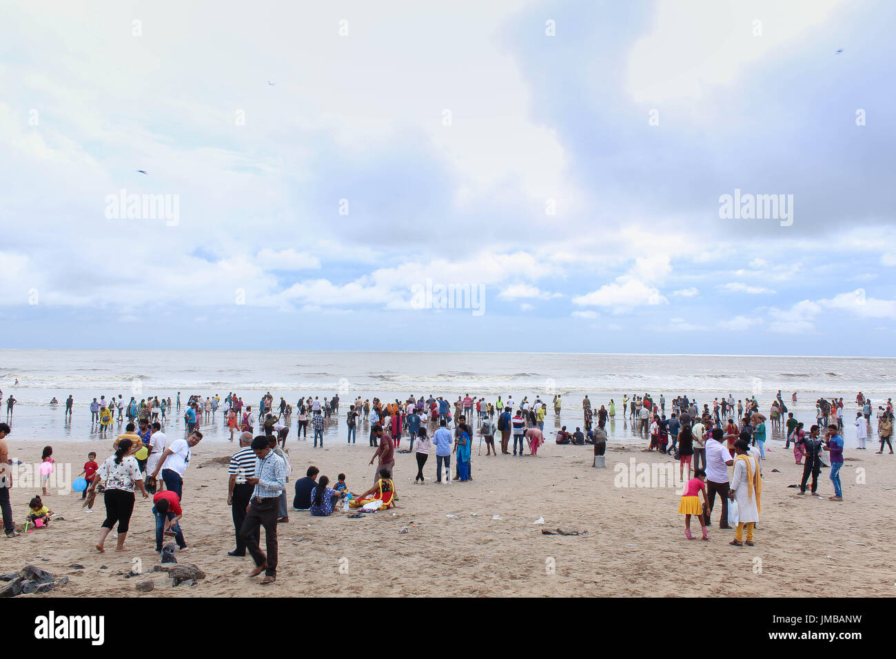 Juhu Beach - Mumbai Stock Photo