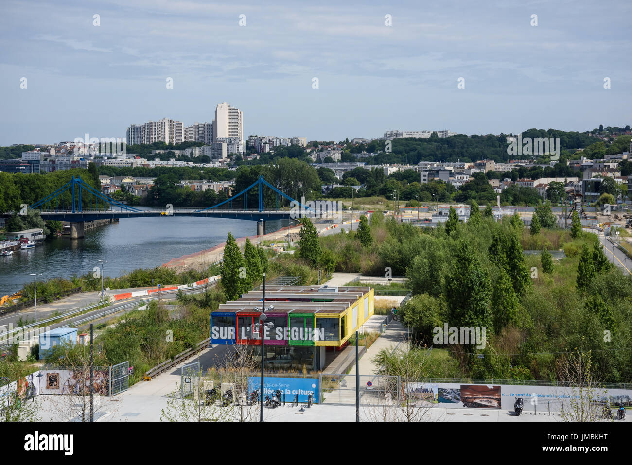 Paris, Ile Seguin Stock Photo Alamy