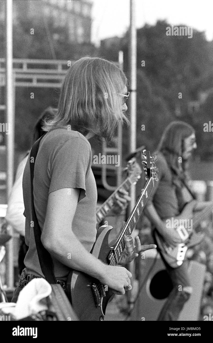 Duane Allman of The Allman Brothers Band performing at the Sunset