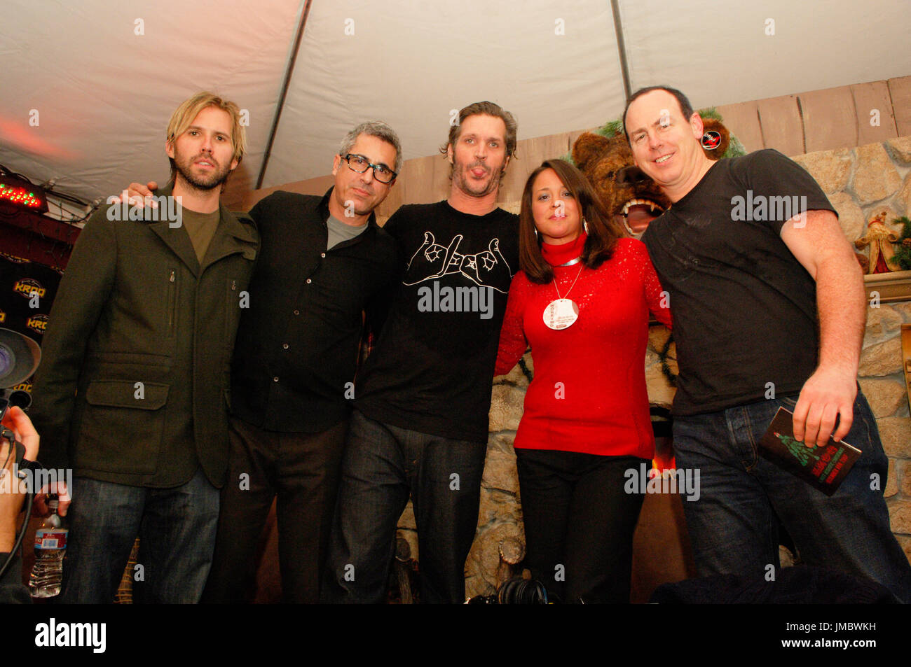 Greg Graffin Bad Religion backstage portrait 2007 KROQ Almost Acoustic Christmas Gibson Ampitheatre Universal City,Ca. Stock Photo