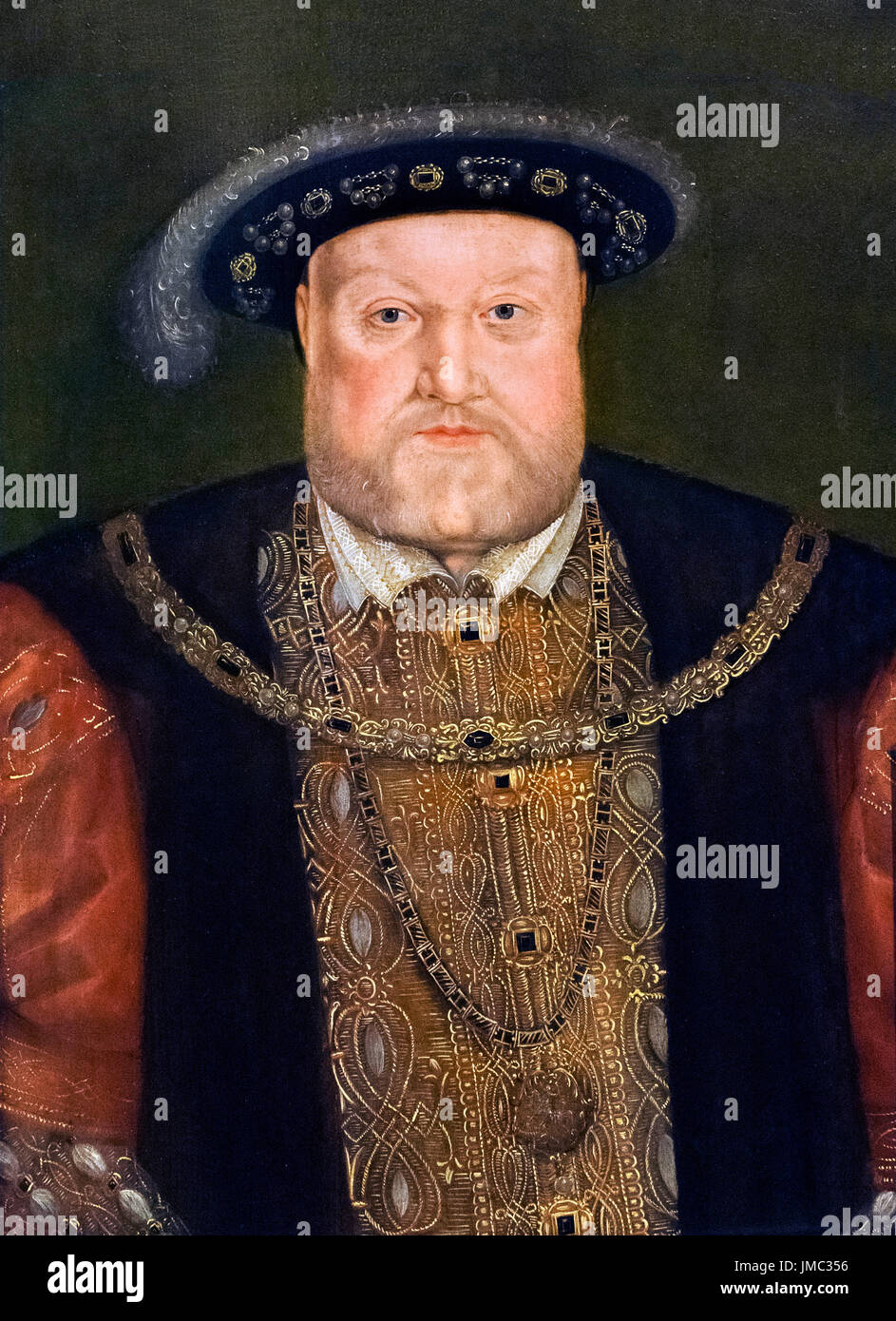 Henry VIII. Portrait of King Henry VIII, painted by an unknown artist