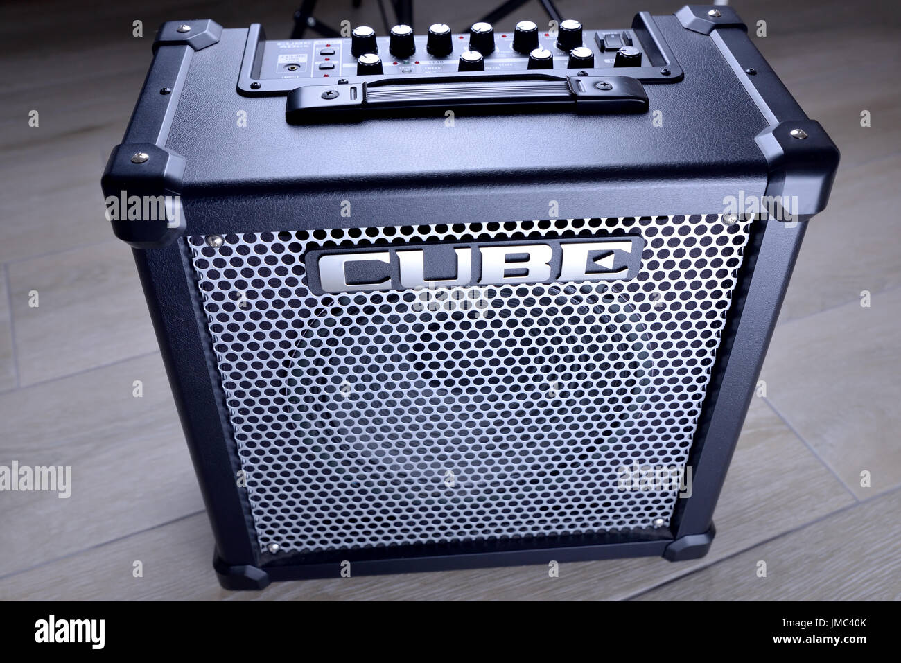 A Roland Cube (Japanese manufacturer of electronic musical instruments