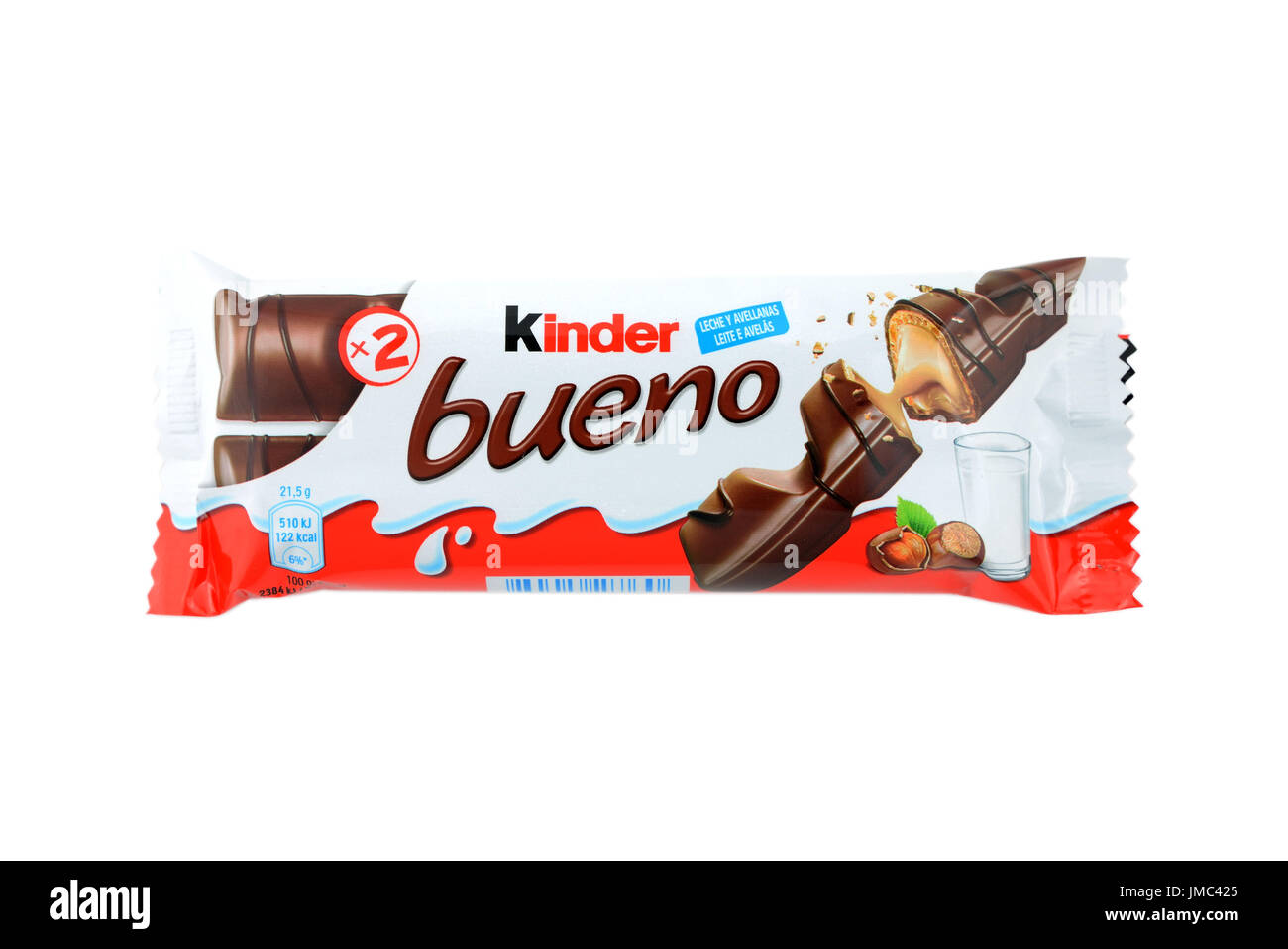 Kinder bueno white background hi-res stock photography and images - Alamy