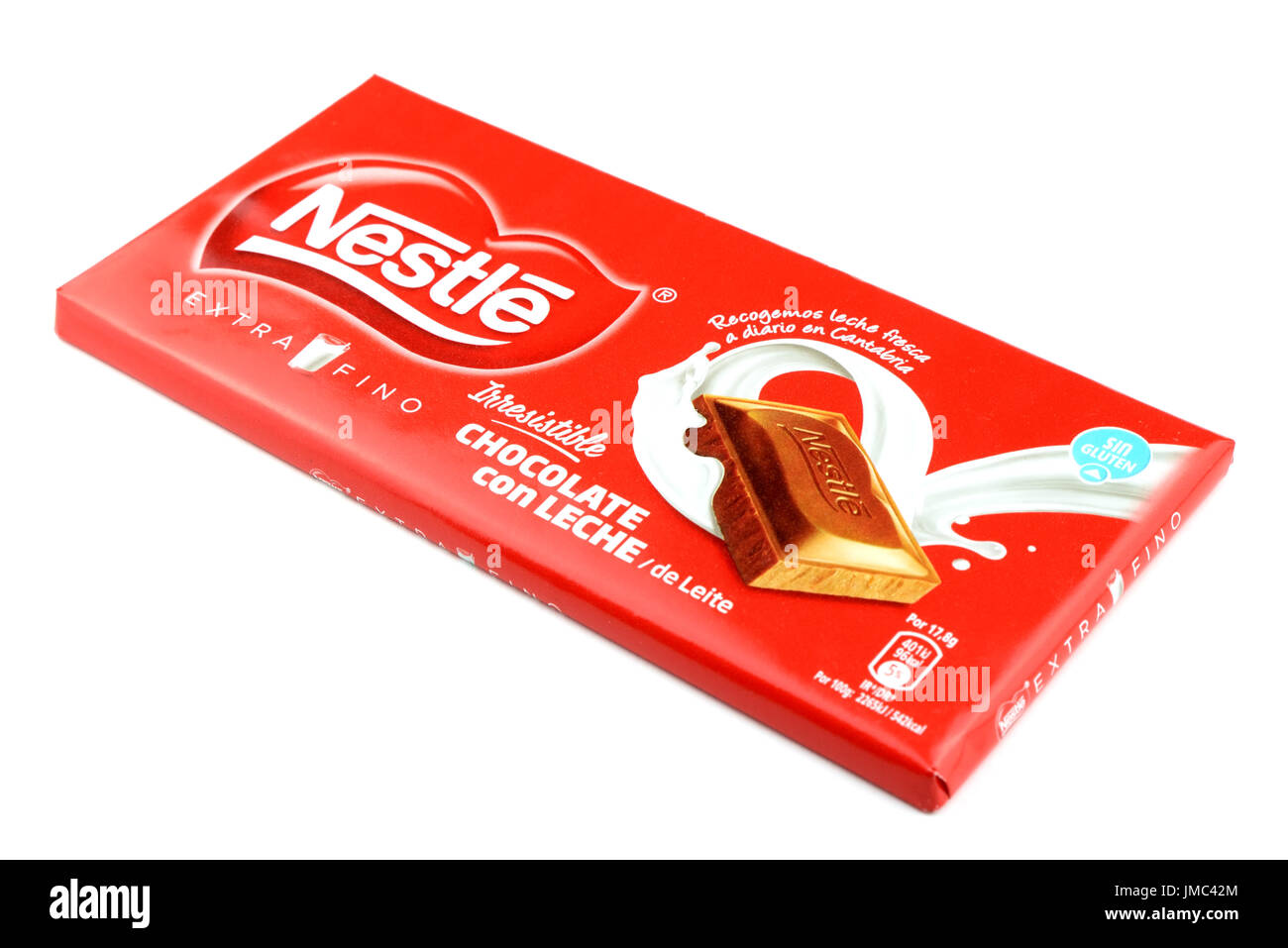 Galak white Chocolate bar. Galak is a brand of Nestlé Stock Photo - Alamy