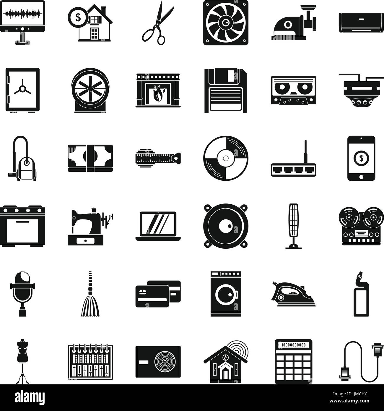 Houseworking icons set, simple style Stock Vector Image & Art - Alamy