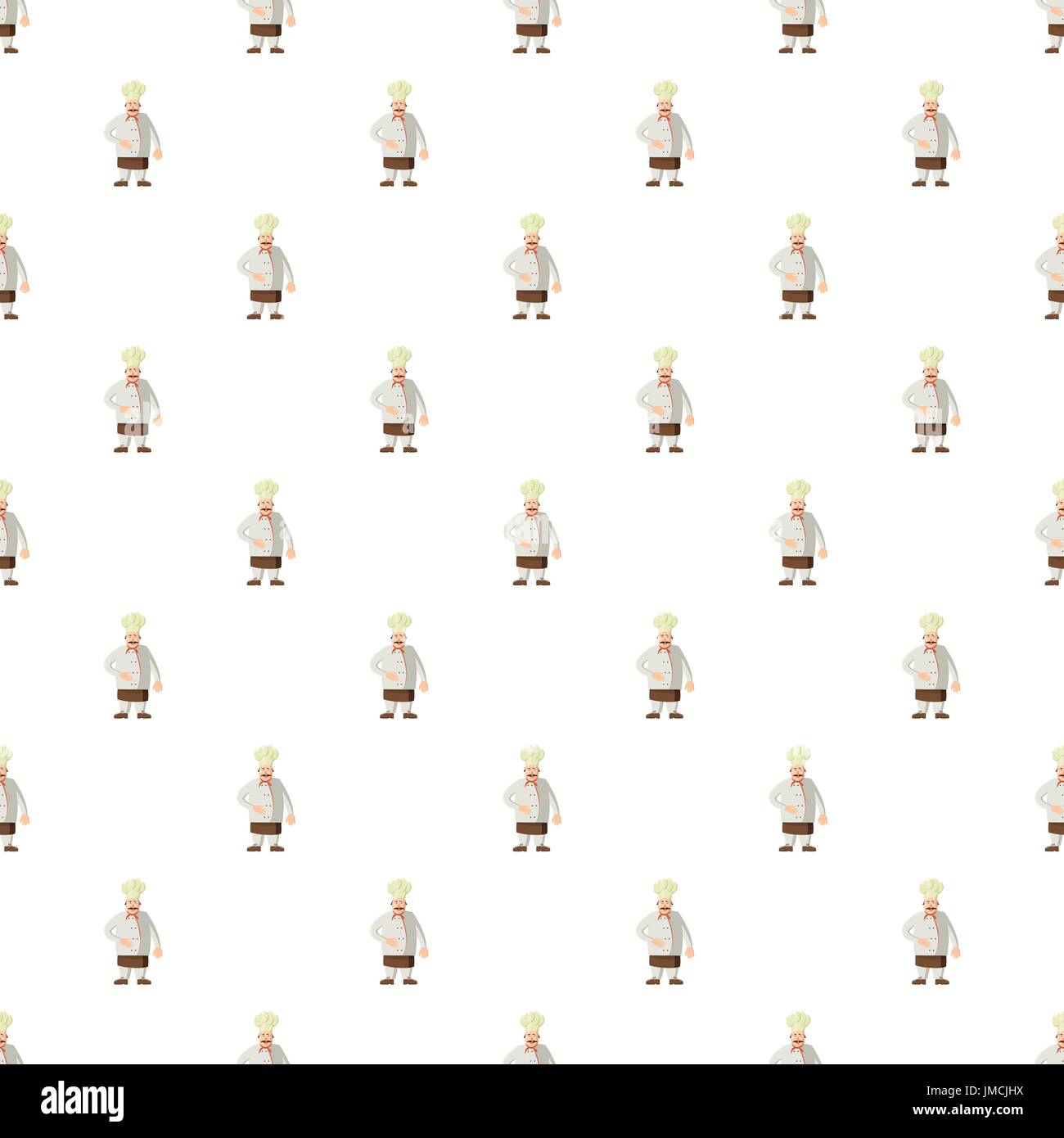 Cheg Pattern Hat chef pattern cartoon Stock Vector Images - Alamy