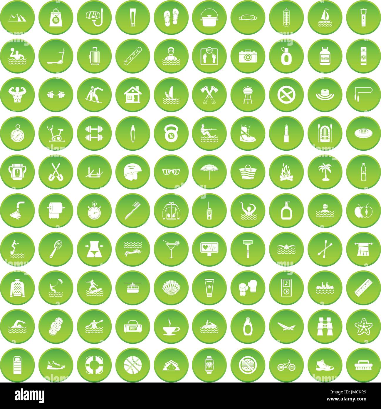 100 human health icons set green Stock Vector Image & Art - Alamy