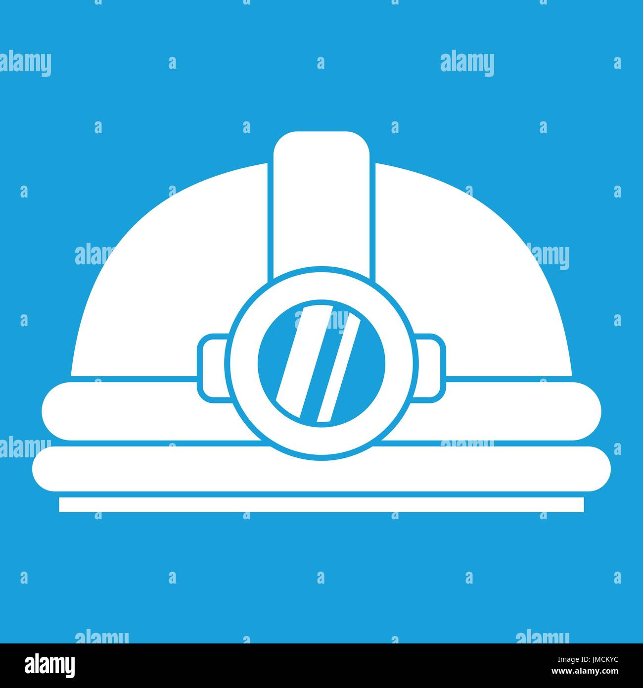 Helmet with light icon white Stock Vector Image & Art - Alamy
