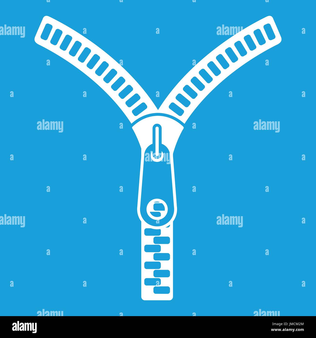 Zipper with lock icon white Stock Vector Image & Art Alamy