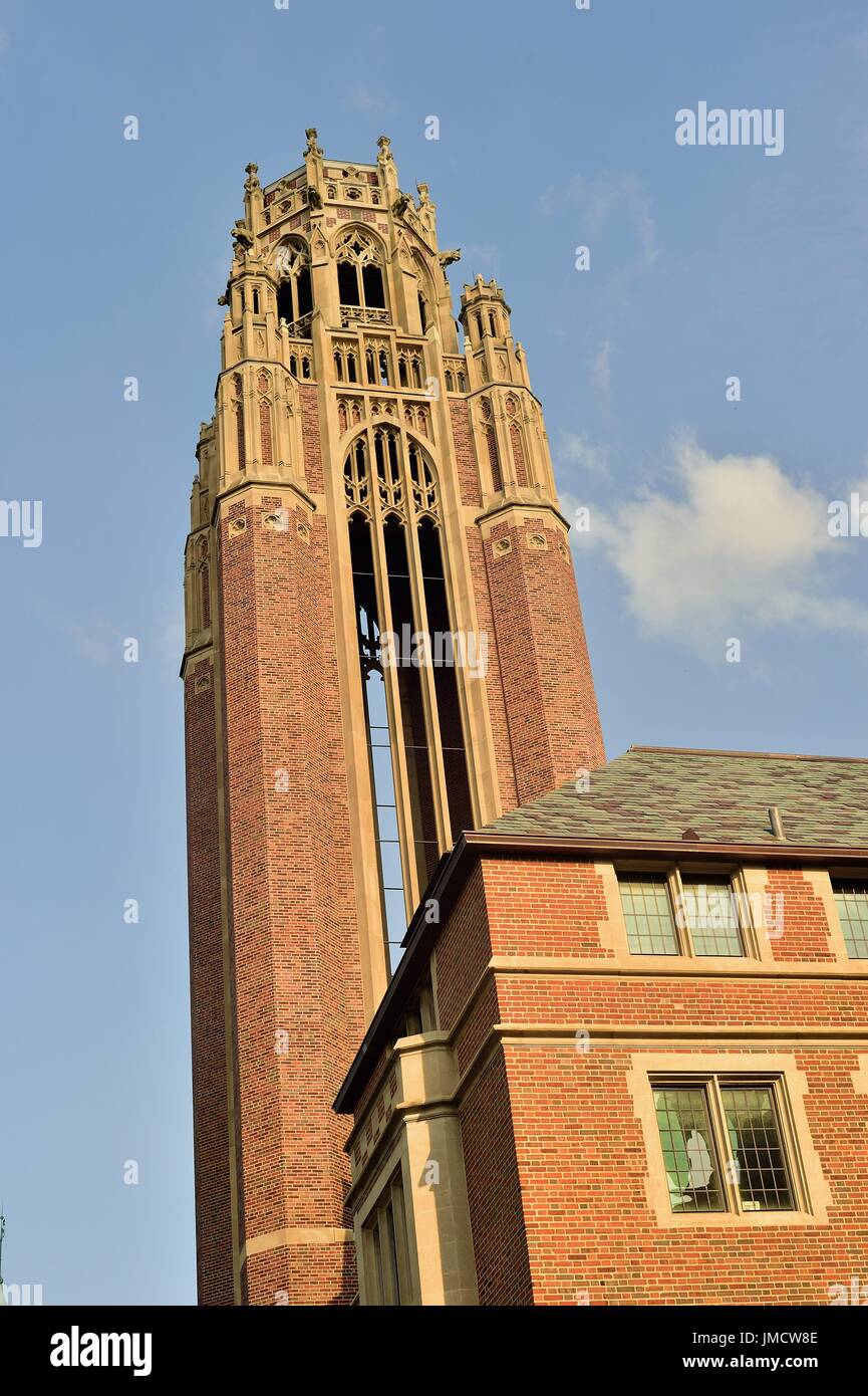 Chicago, Illinois, USA. Saieh Hall for Economics on the campus of the