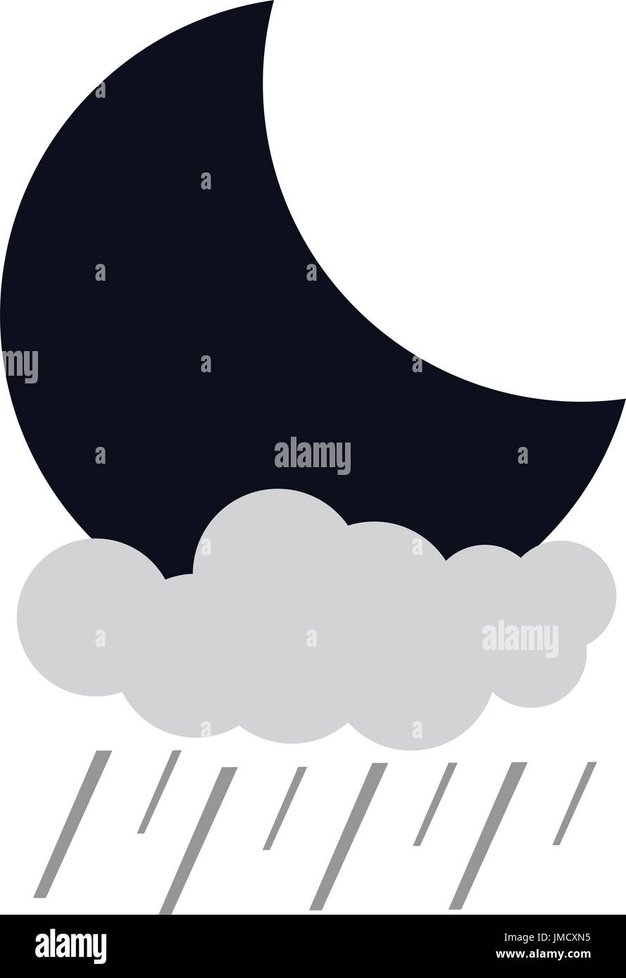 Isolated moon icon Stock Vector Image & Art - Alamy