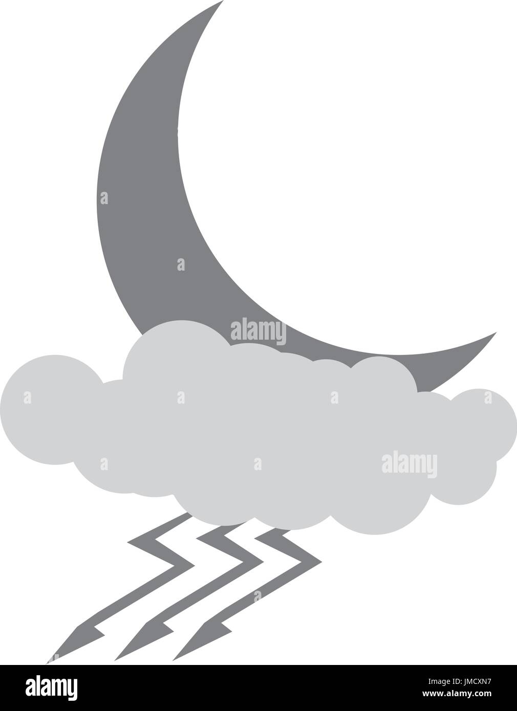 Isolated moon icon Stock Vector Image & Art - Alamy