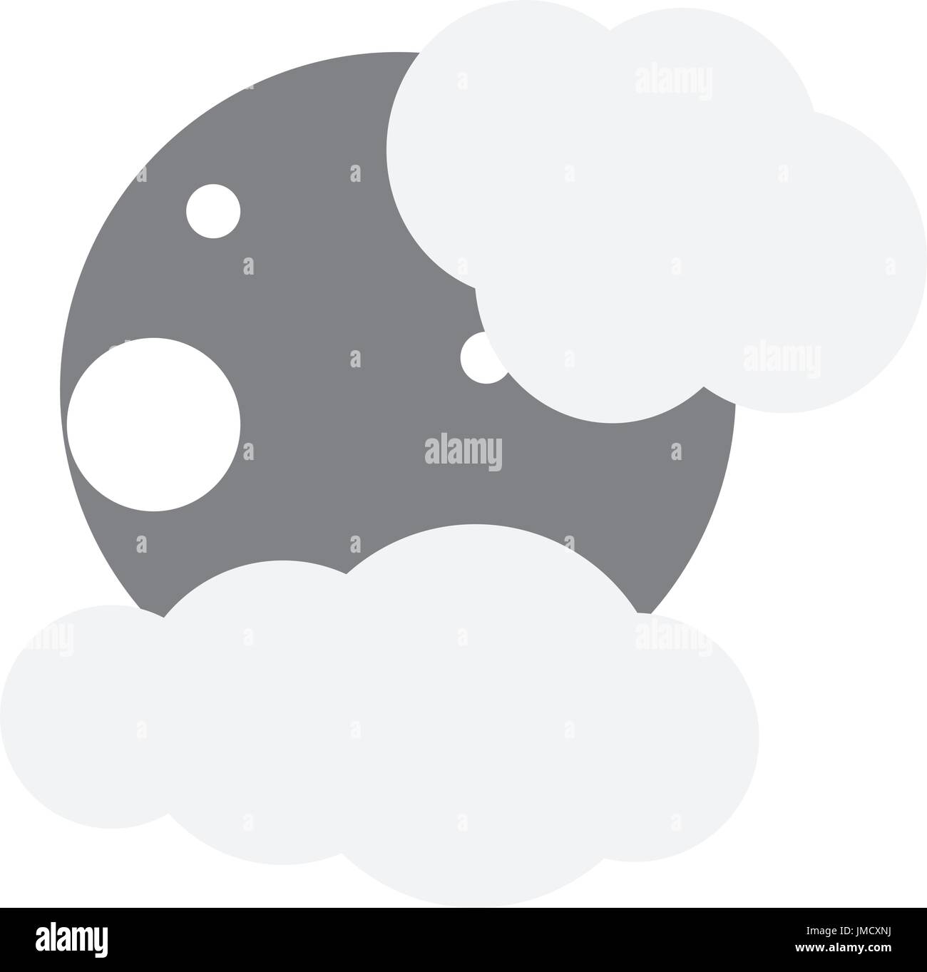 Isolated moon icon Stock Vector Image & Art - Alamy