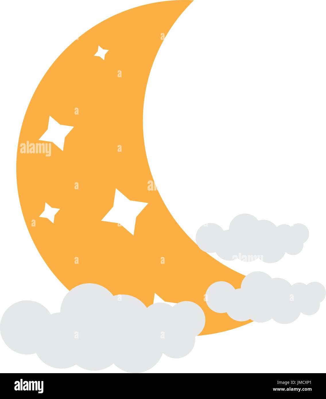 Isolated moon icon Stock Vector Image & Art - Alamy