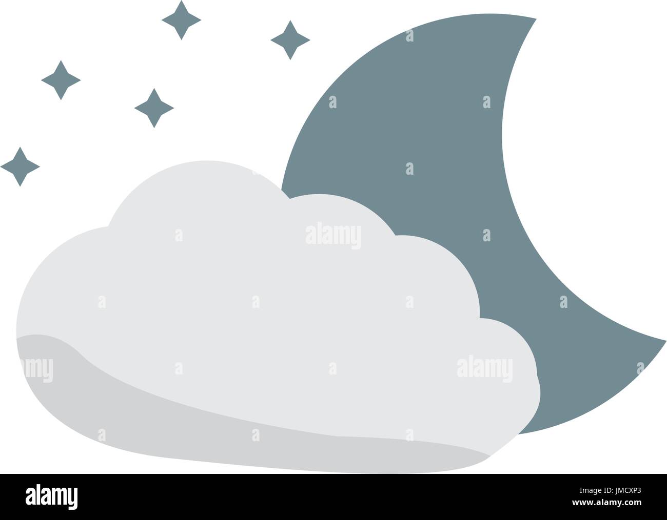 Isolated moon icon Stock Vector Image & Art - Alamy