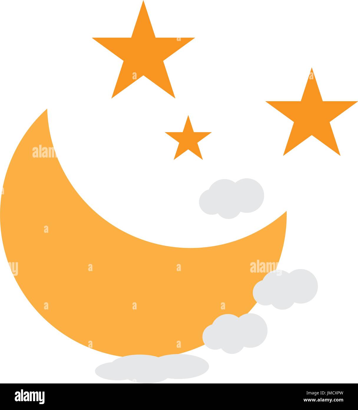 Isolated moon icon Stock Vector Image & Art - Alamy