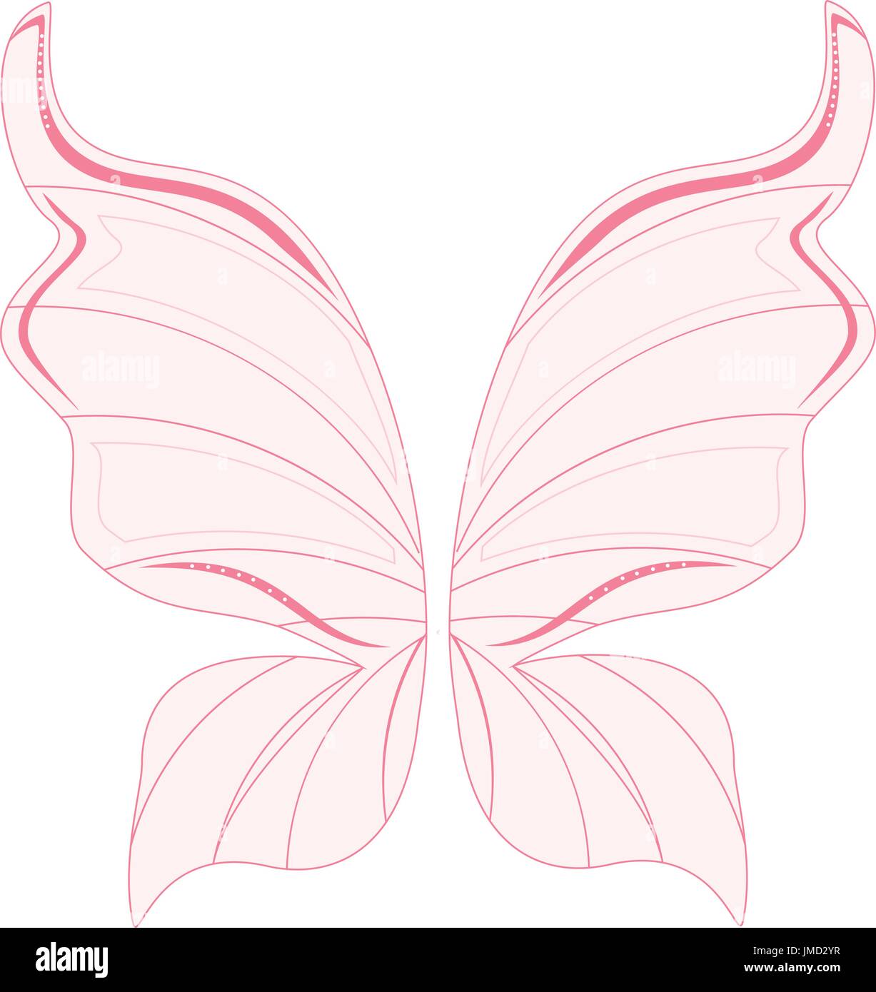 Vector Illustration Pink Transparent Fairy Wings Butterfly Wings Stock Vector Image Art Alamy