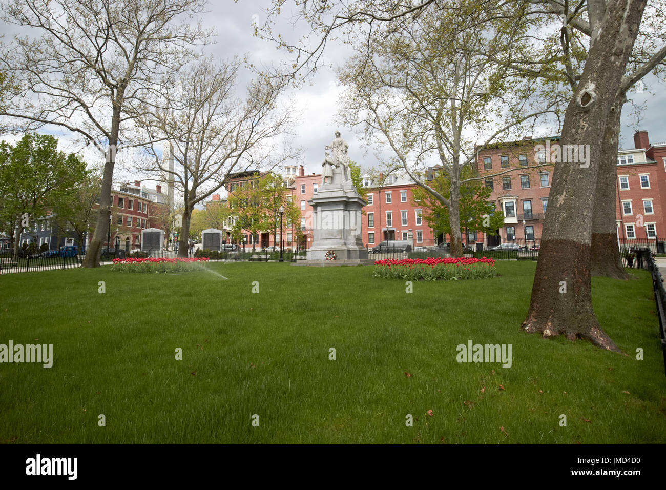 The training field at winthrop square charlestown Boston USA Stock