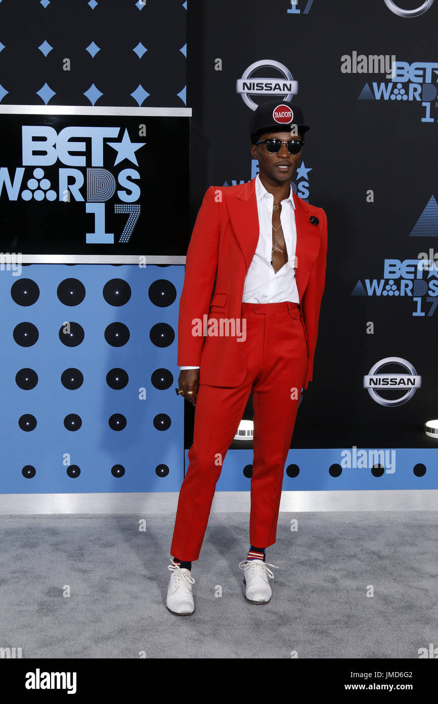 BET Awards 2017 at the Microsoft Theater on June 25, 2017 in Los Angeles, CA  Featuring: LOS ANGELES - JUN 25:  Roman GianArthur at the BET Awards 2017 at the Microsoft Theater on June 25, 2017 in Los Angeles, CA Where: Los Angeles, California, United States When: 25 Jun 2017 Credit: Nicky Nelson/WENN.com Stock Photo