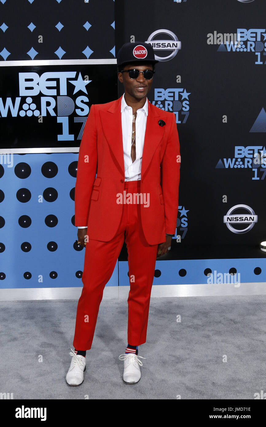 BET Awards 2017 at the Microsoft Theater on June 25, 2017 in Los Angeles, CA  Featuring: Roman GianArthur Where: Los Angeles, California, United States When: 25 Jun 2017 Credit: Nicky Nelson/WENN.com Stock Photo
