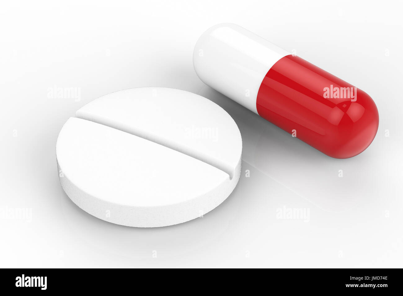 capsule and tablet pills on white background Stock Photo Alamy