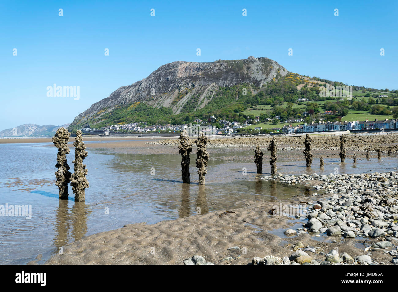 Llanfairfechan Beach On The North Wales Coast Stock Photo Alamy