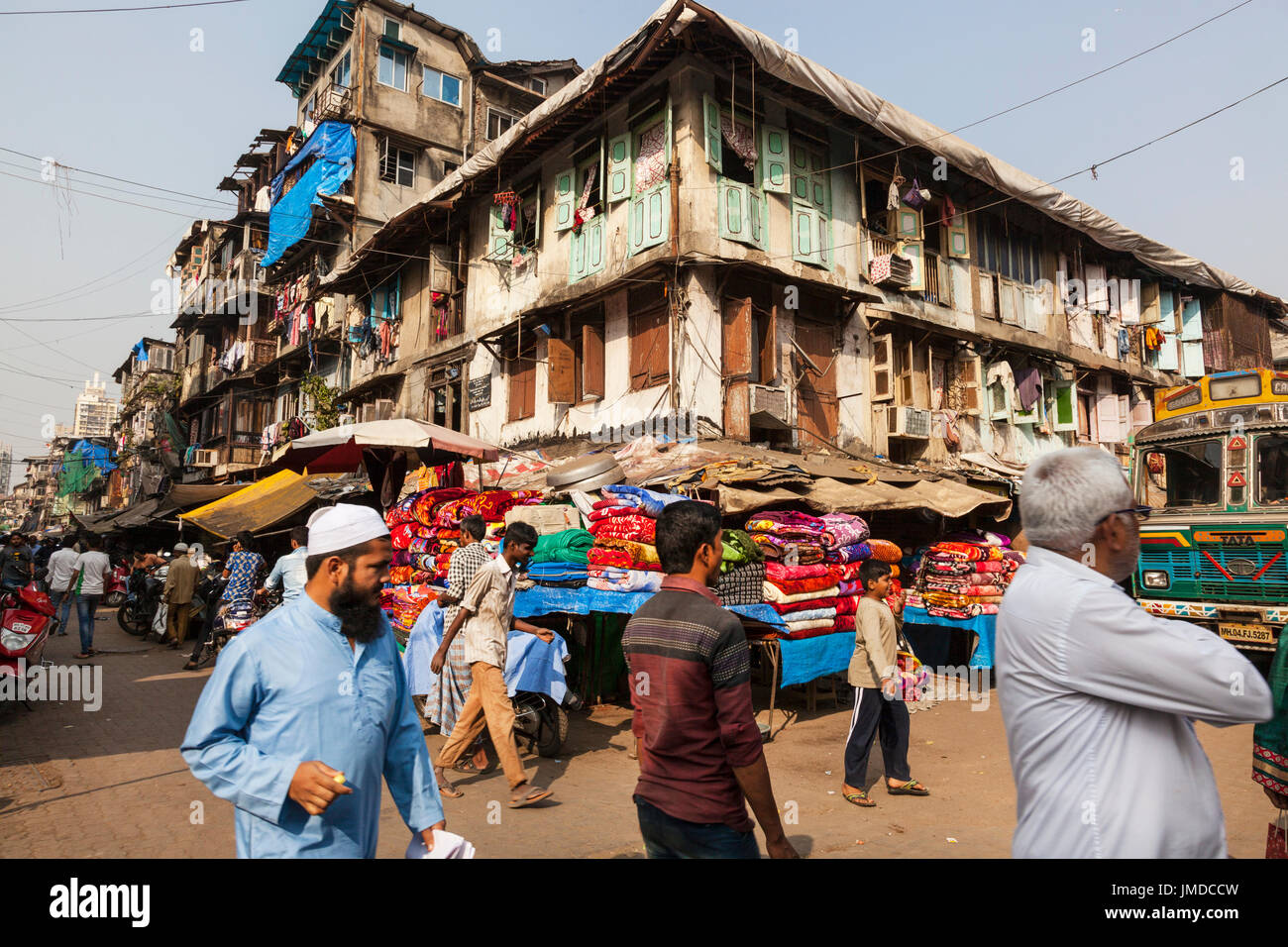 Street corner, Mumbai, India Stock Photo