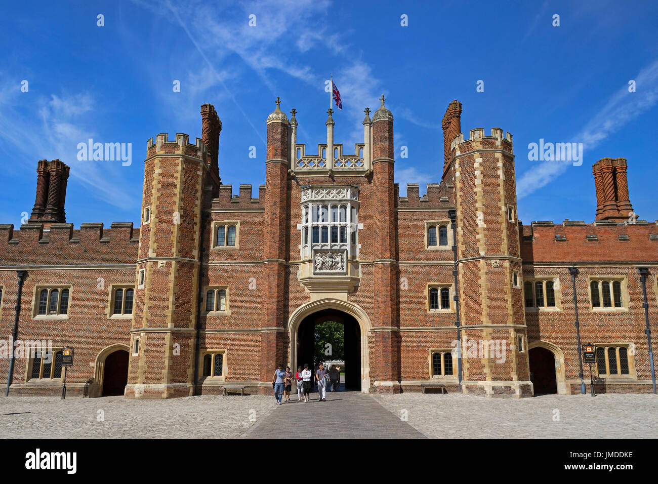 EAST MOLESEY, ENGLAND AUGUST 2012; Hampton Court Palace Stock Photo